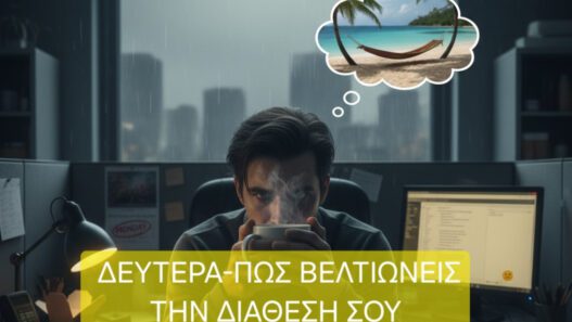 Δευτέρα. Πώς να βελτιώσεις την διάθεσή σου