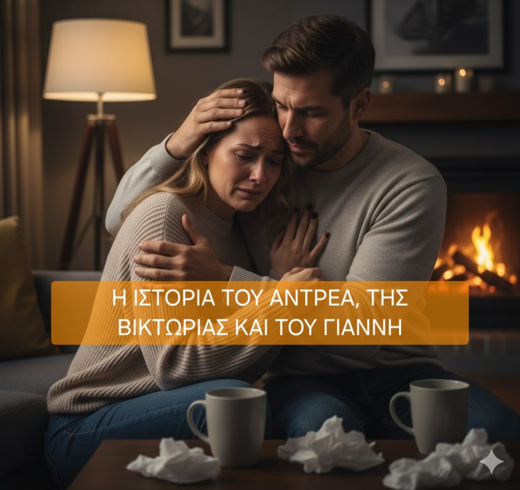 Η ιστορία του Αντρέα, της Βικτωρίας και του Γιάννη