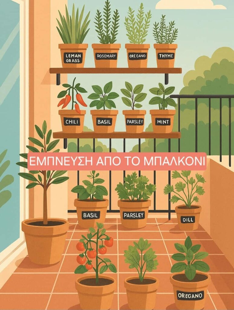  'Εμπνευση από το μπαλκόνι