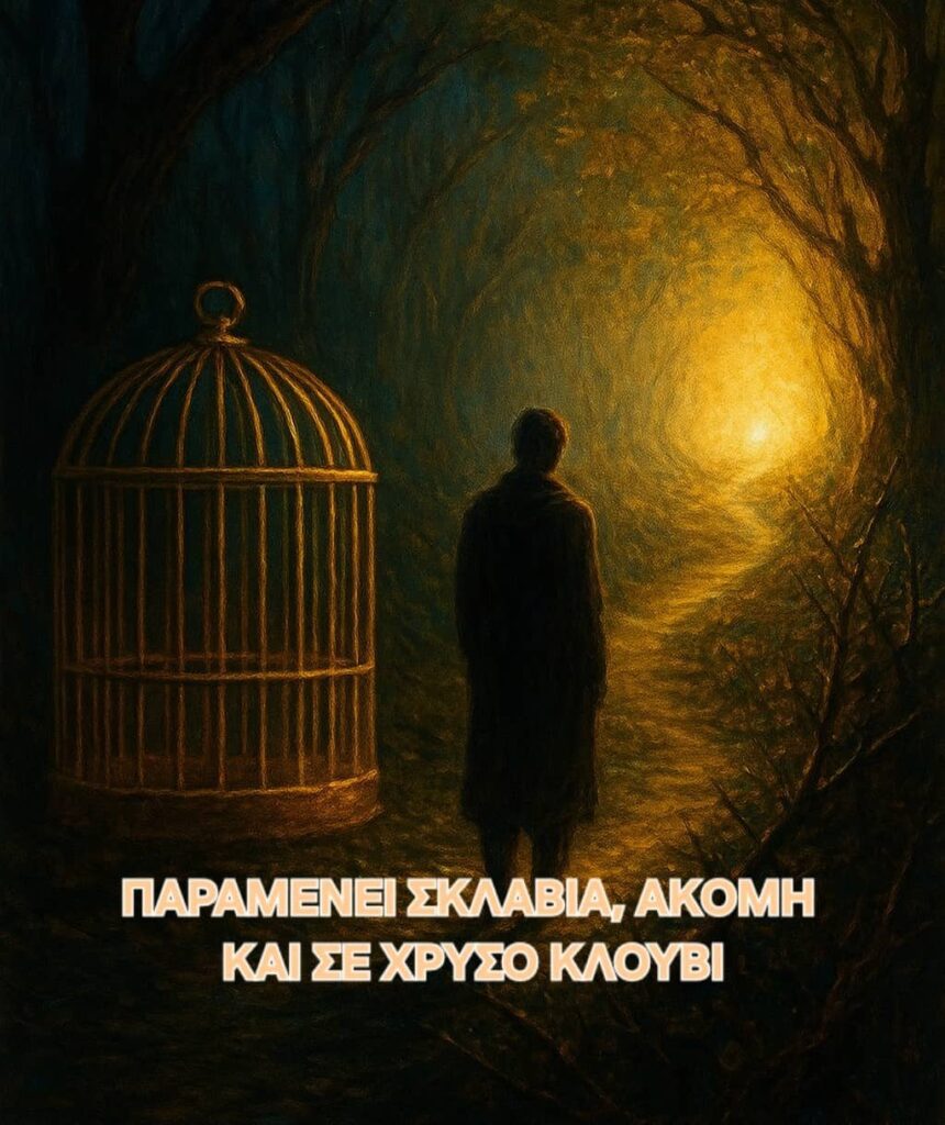 Παραμένει σκλαβιά, ακόμη και σε χρυσό κλουβί