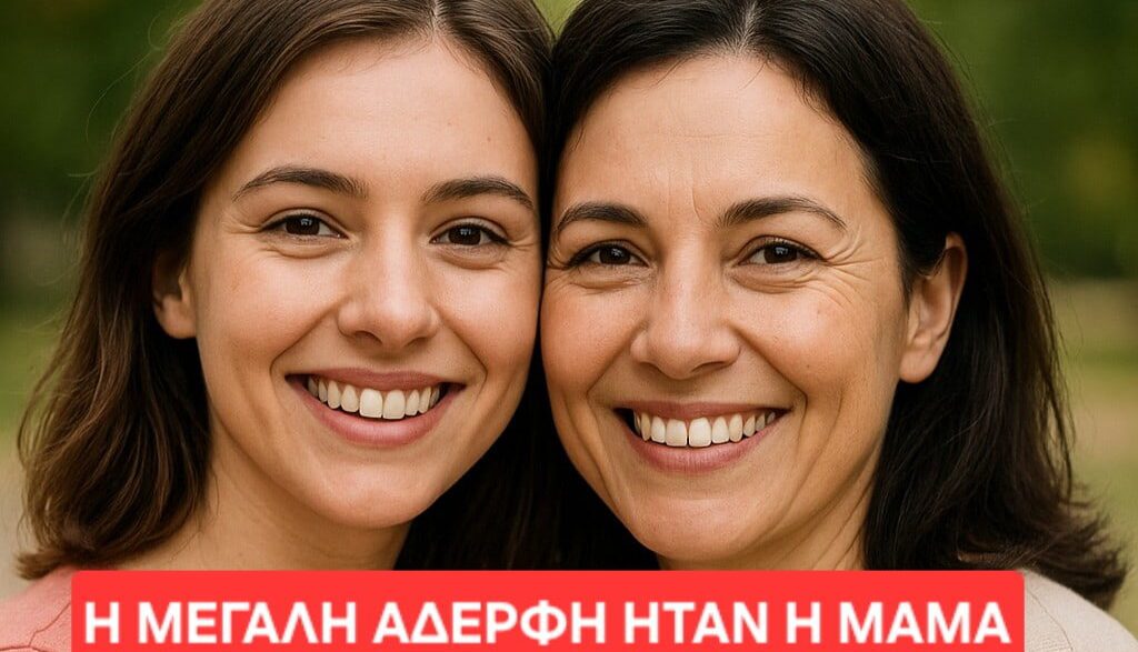 Η μεγάλη αδερφή ήταν η μαμά