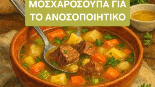 Μοσχαρόσουπα για το ανοσοποιητικό