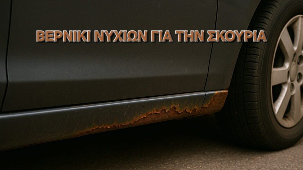 Βερνίκι νυχιών για την σκουριά