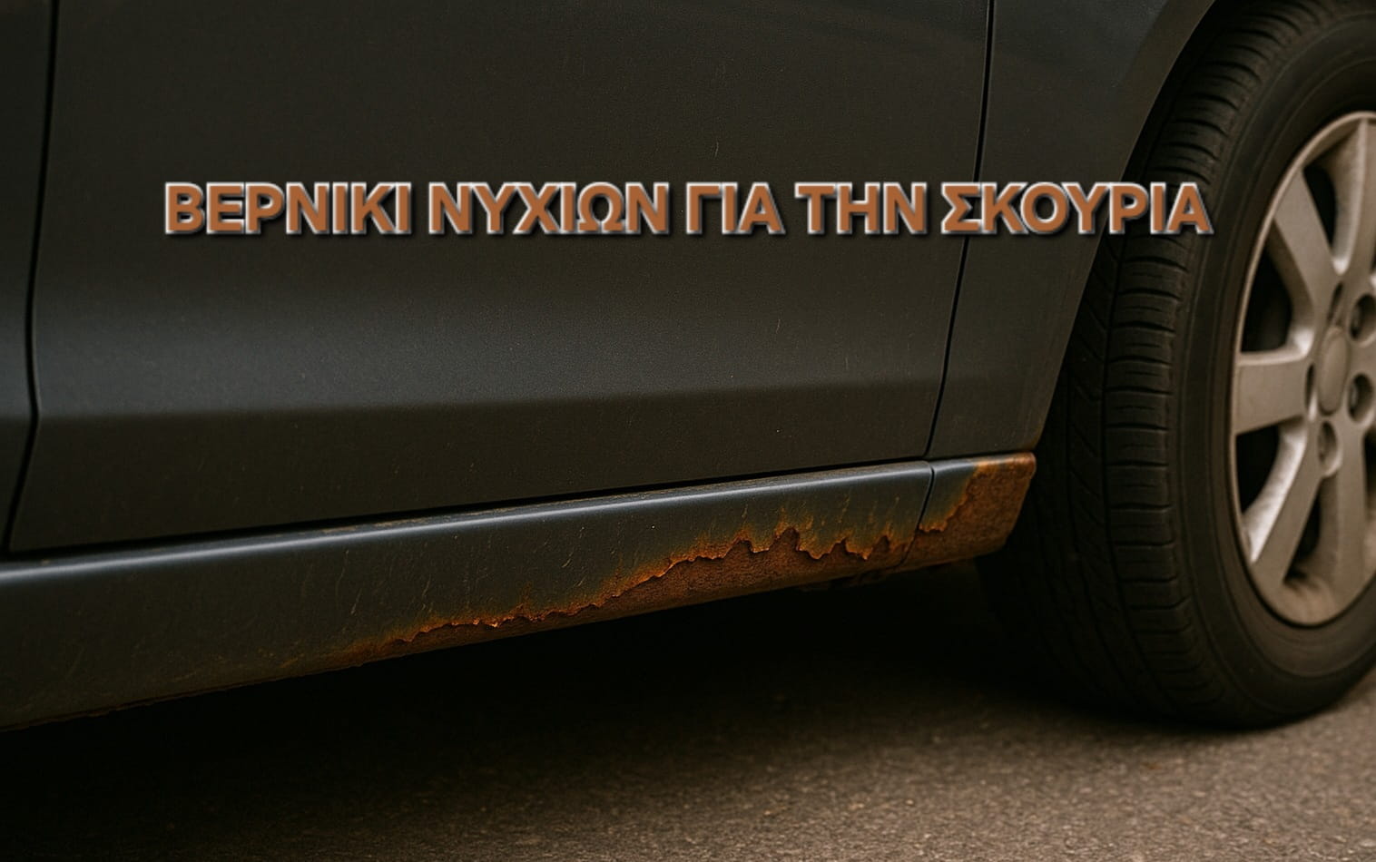 Βερνίκι νυχιών για την σκουριά