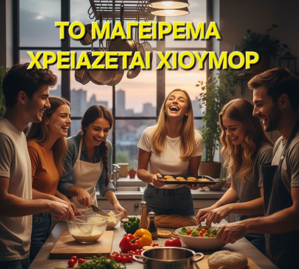 Το μαγείρεμα χρειάζεται χιούμορ